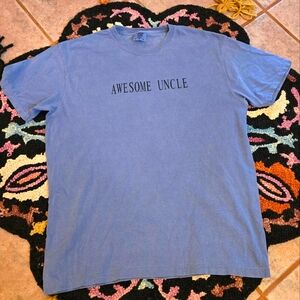 🔥🔥Comfort Colors Awesome Uncle Blue T-Shirt🔥🔥